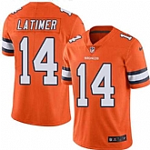 Nike Men & Women & Youth Broncos 14 Cody Latimer Orange Color Rush Limited Jersey,baseball caps,new era cap wholesale,wholesale hats